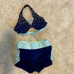 CUSTOM DANCE Costume girls ladies adult XS youth XL